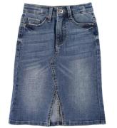 Grunt Maxi Nederdel - Janni - BlÃ¥ Denim